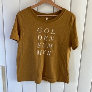 Rylee + Cru golden summer tee